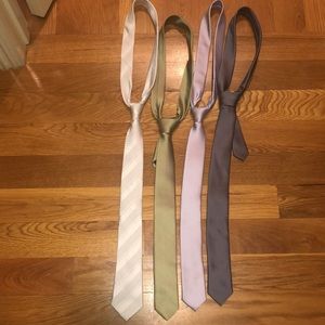 4 piece bundle / lot sale Brand Q men’s ties